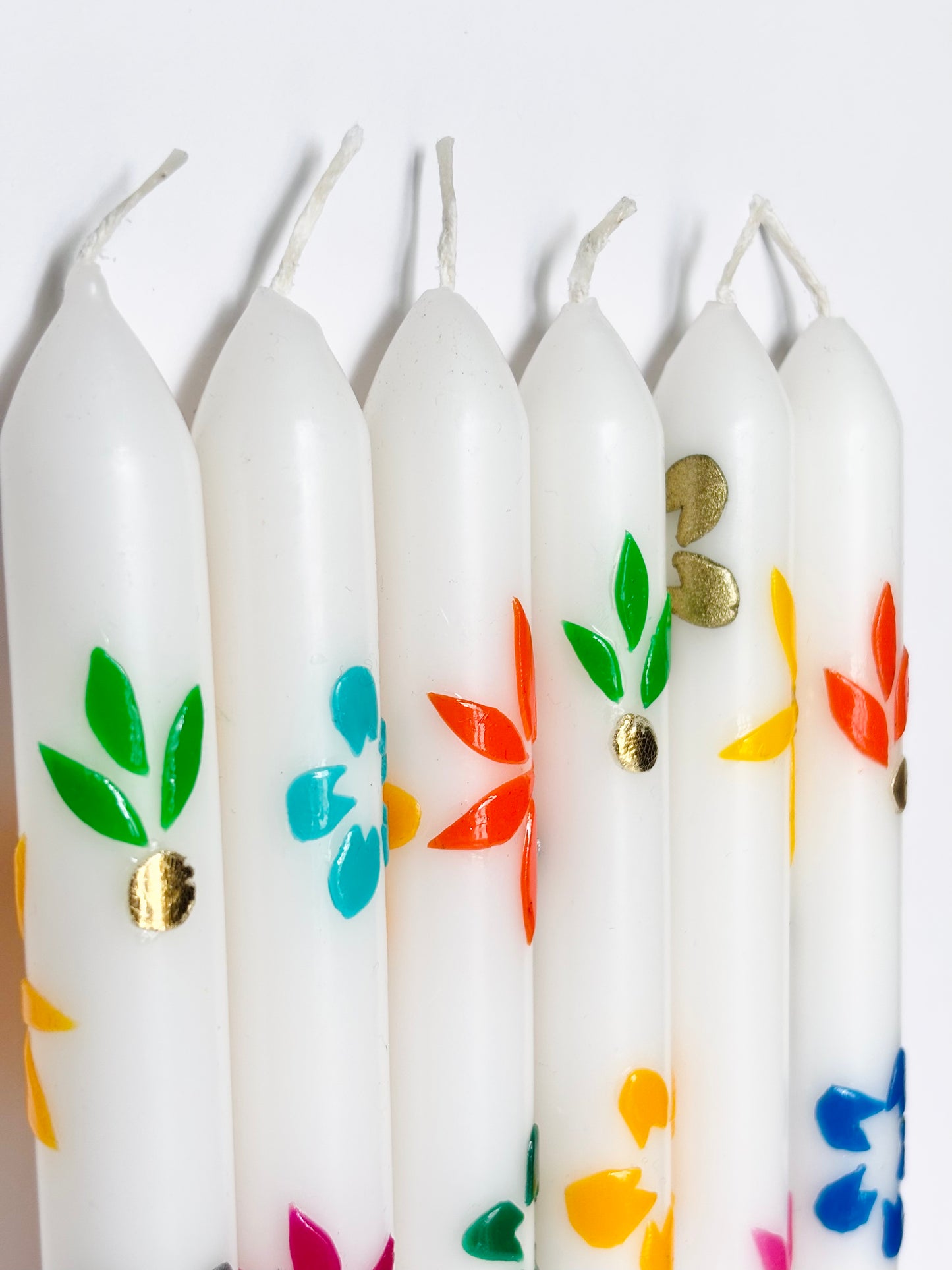 Secret Garden Dinner Candle - Multicolour