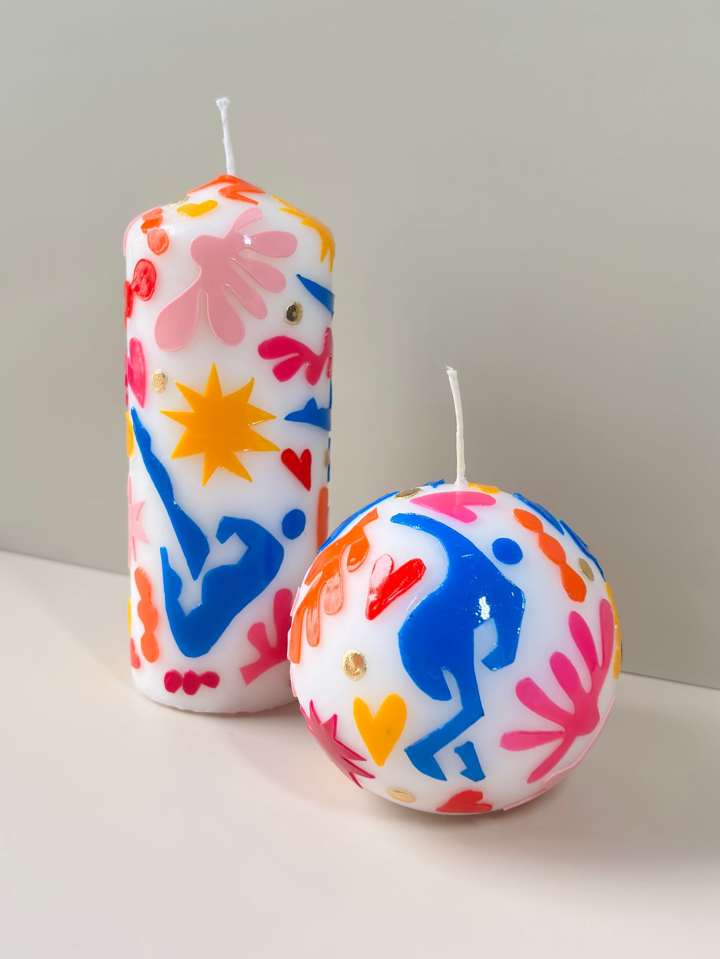 Tropical Pink Dance & Dive Candle Gift Set (Set of 2)