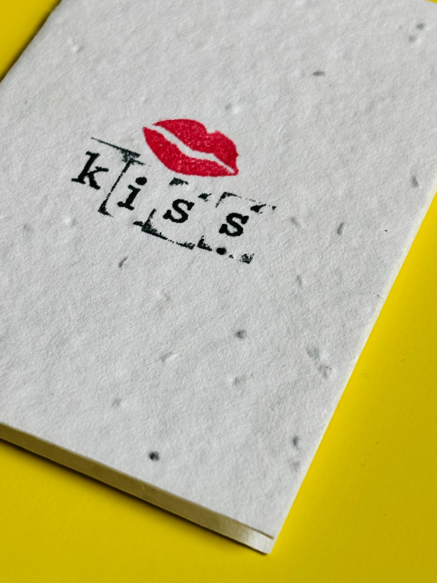 Kiss - Plantable Wildflower Seed Card