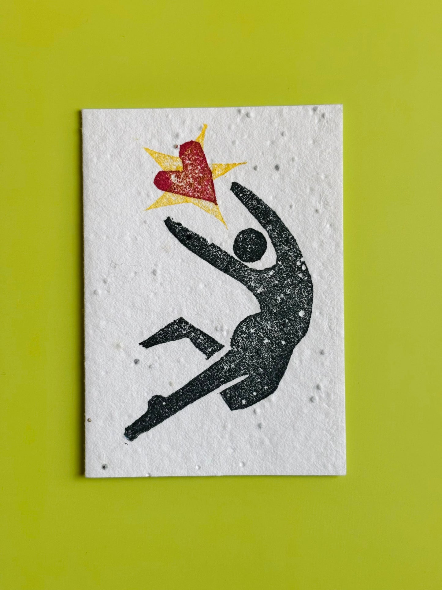 Love Grows Here - Eco Stationery Plantable Seed Paper Greeting Card