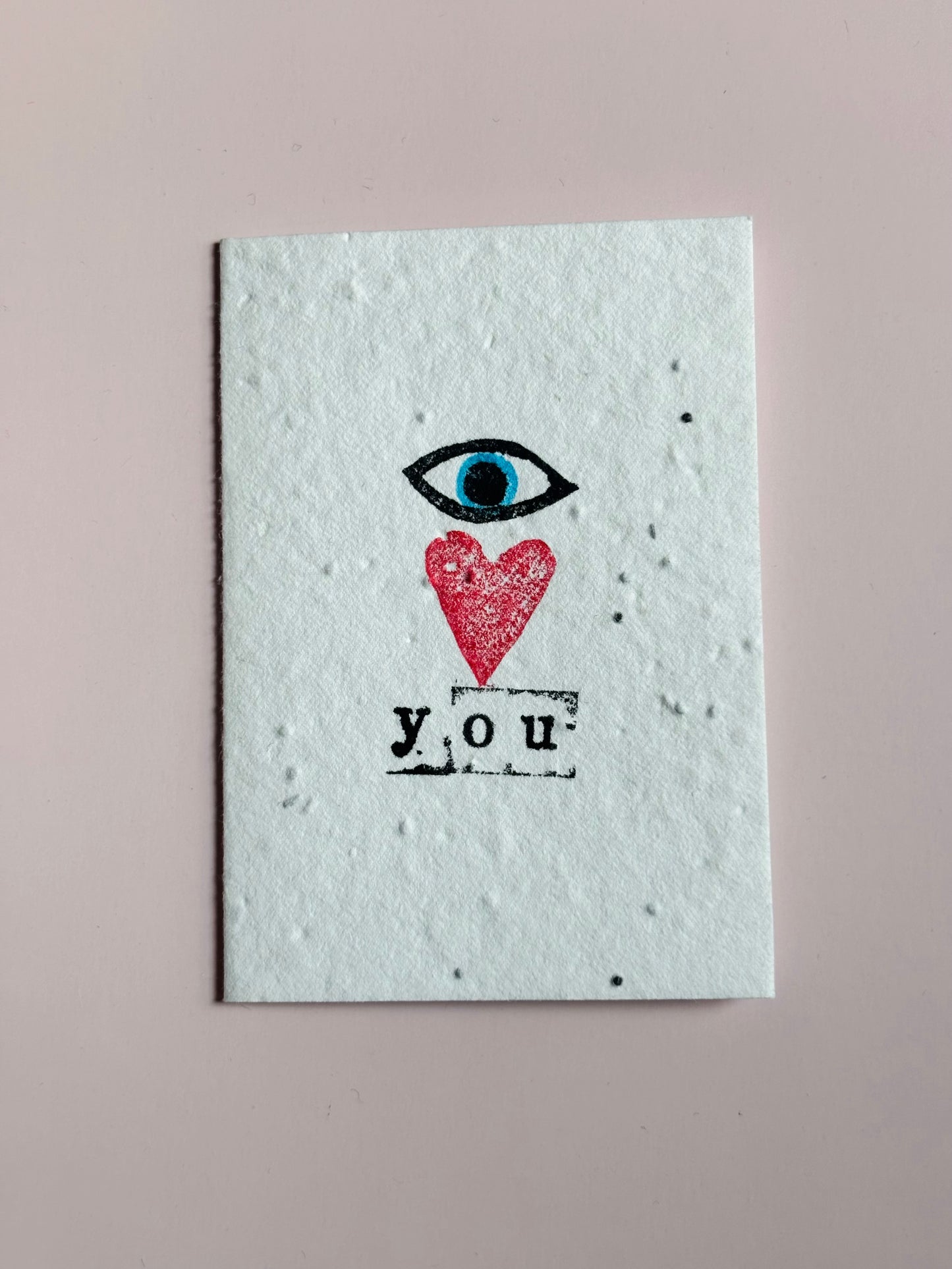 Eye Love You - Plantable Wildflower Seed Card