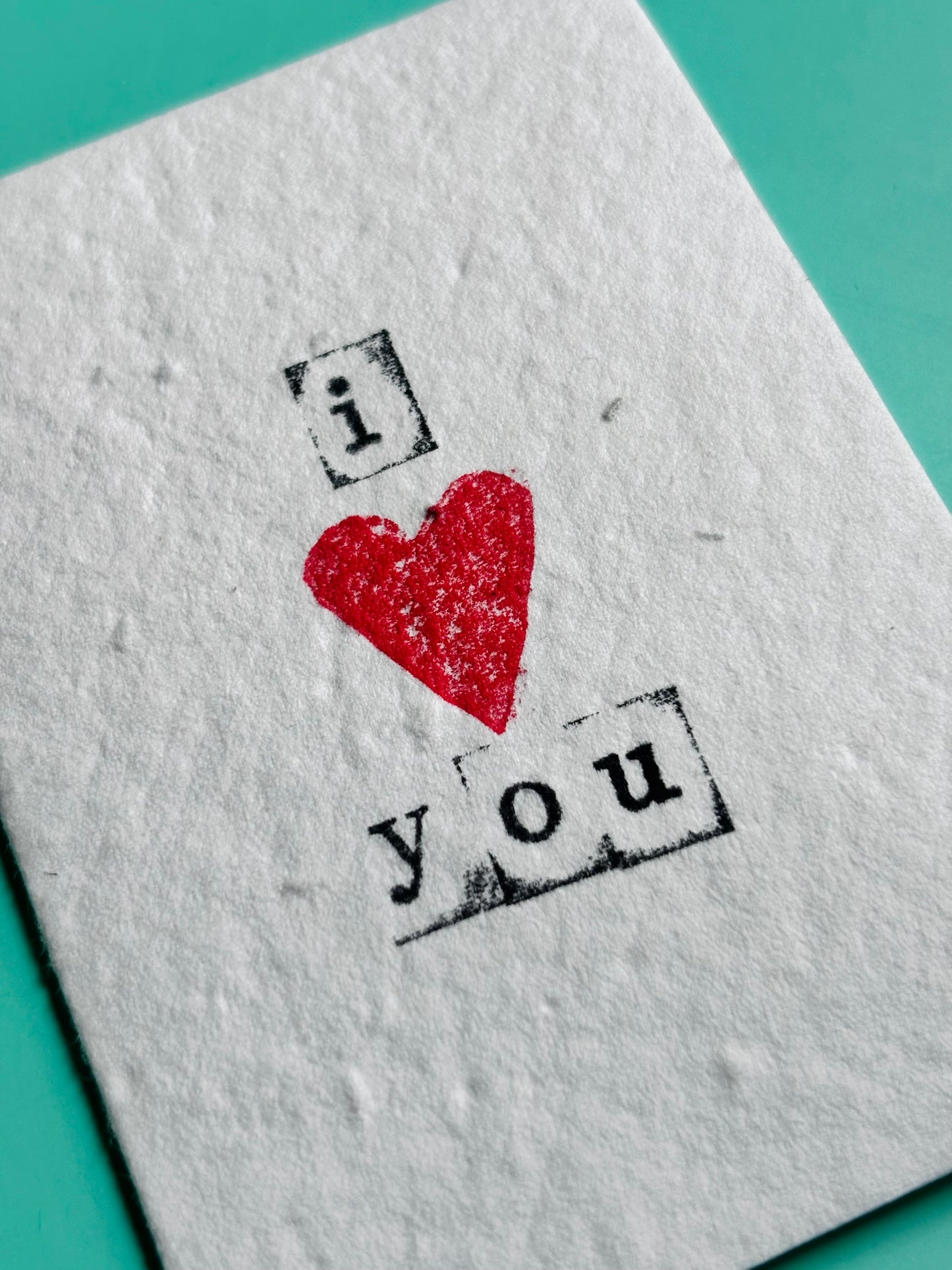 I Love You - Plantable Wildflower Seed Card