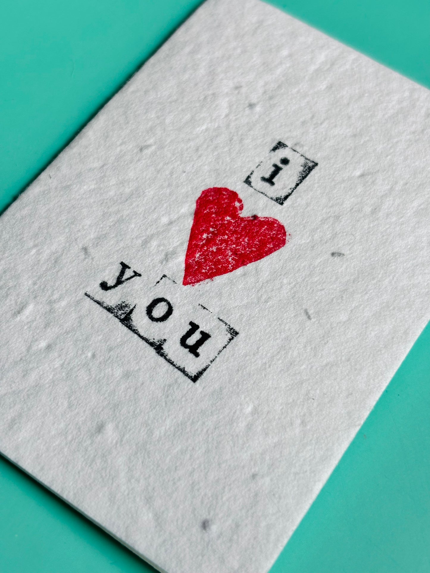 I Love You - Plantable Wildflower Seed Card