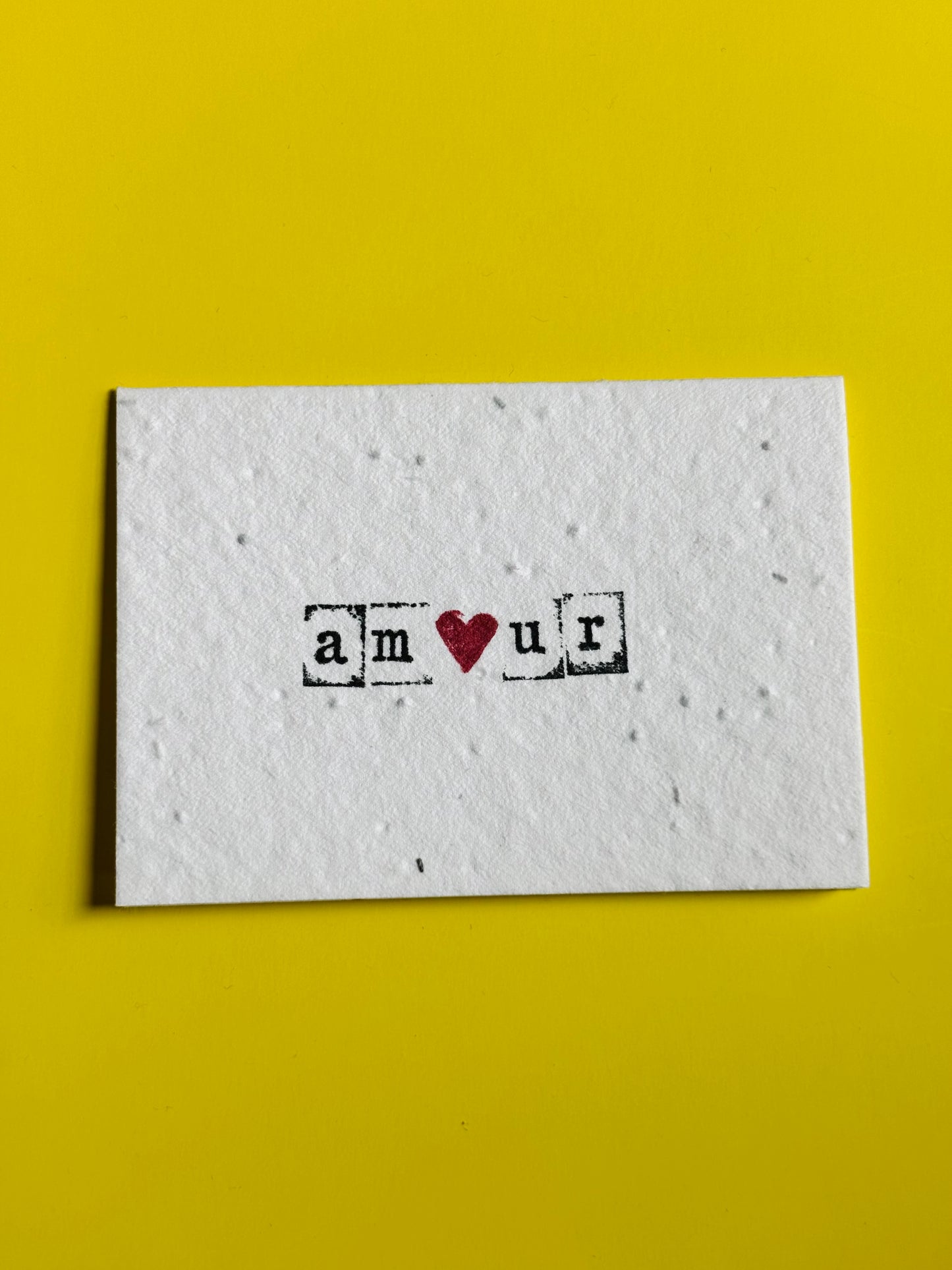 Amour - Plantable Wildflower Seed Card