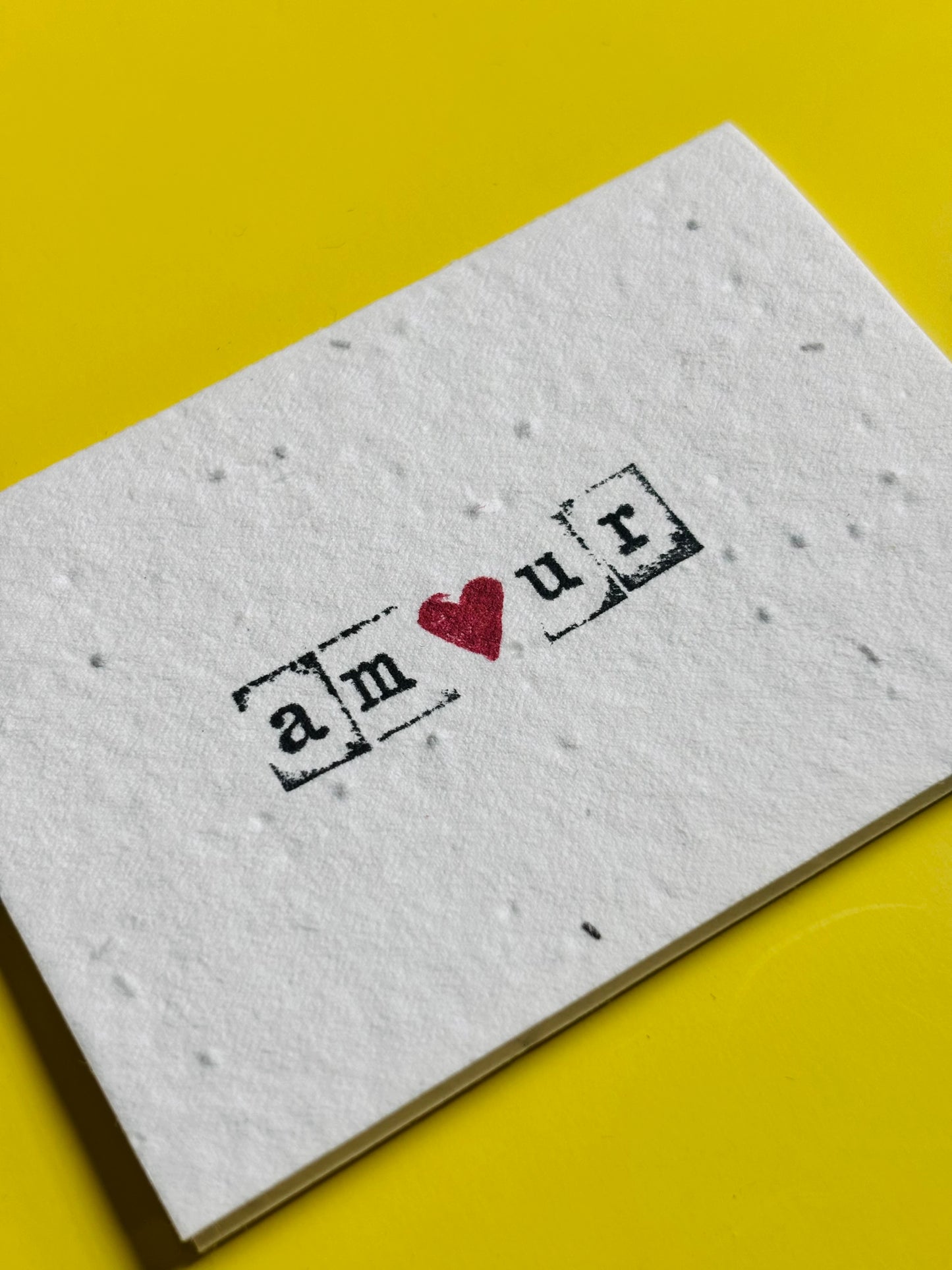 Amour - Plantable Wildflower Seed Card