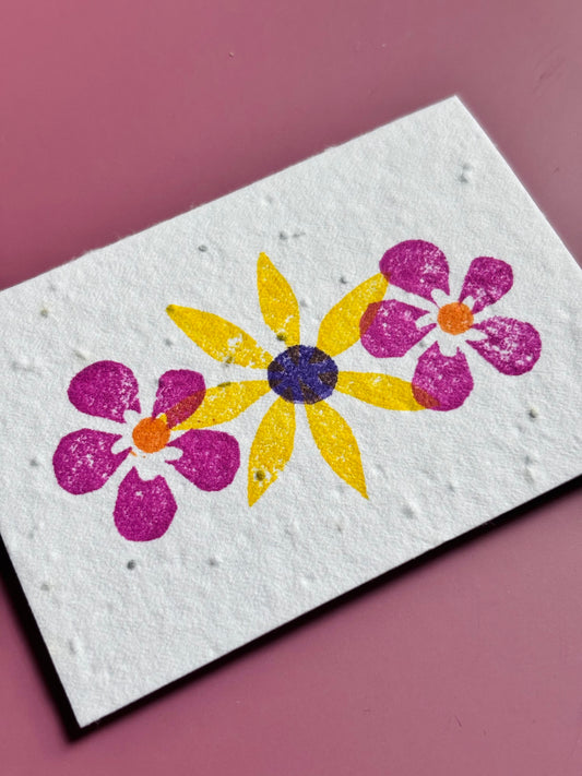 Floral Wishes - Plantable Wildflower Seed Card