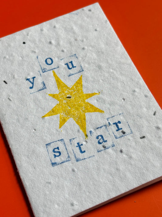 You Shine - Plantable Wildflower Seed Card