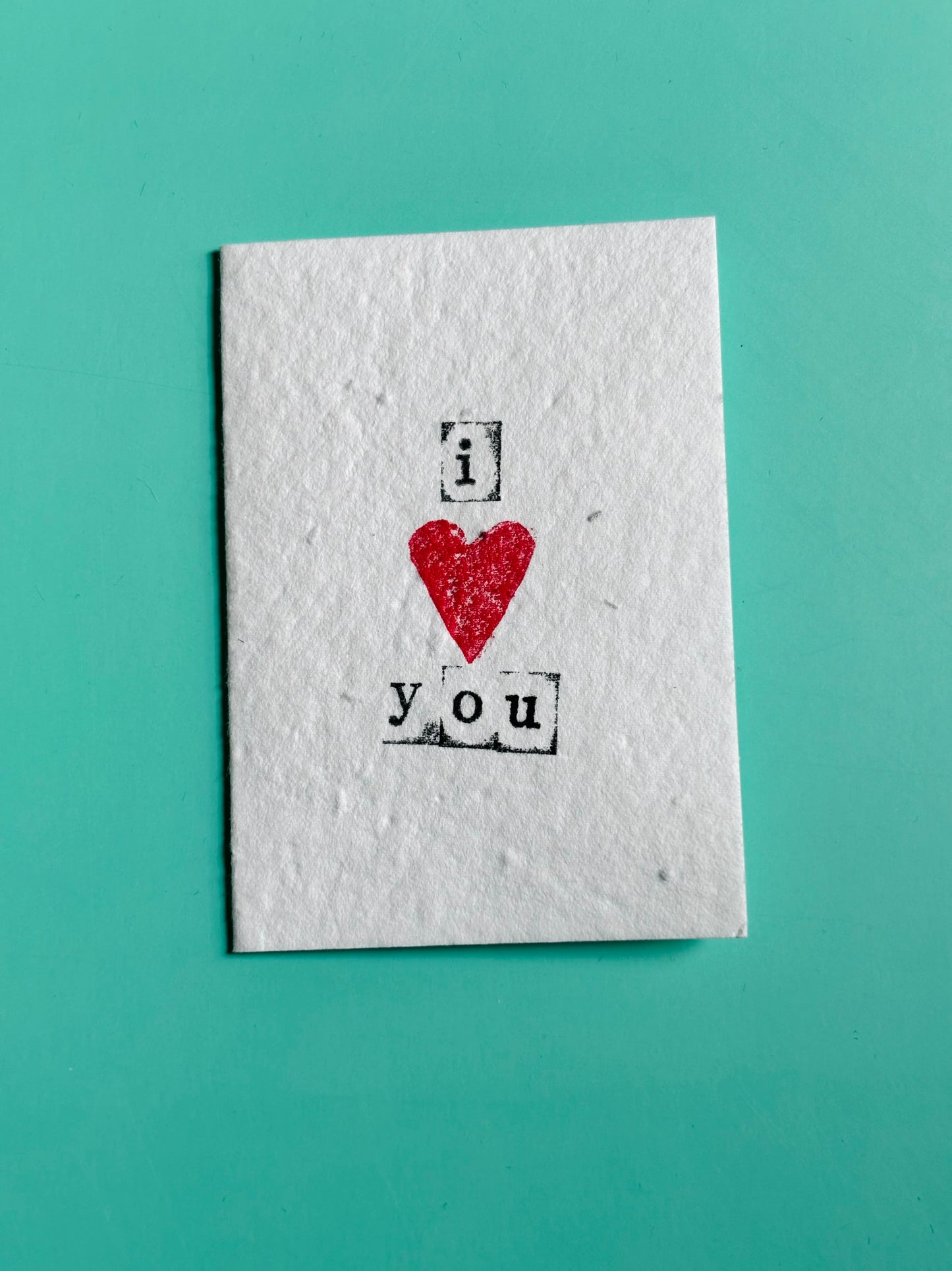 I Love You - Plantable Wildflower Seed Card