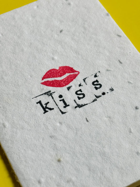 Kiss - Plantable Wildflower Seed Card