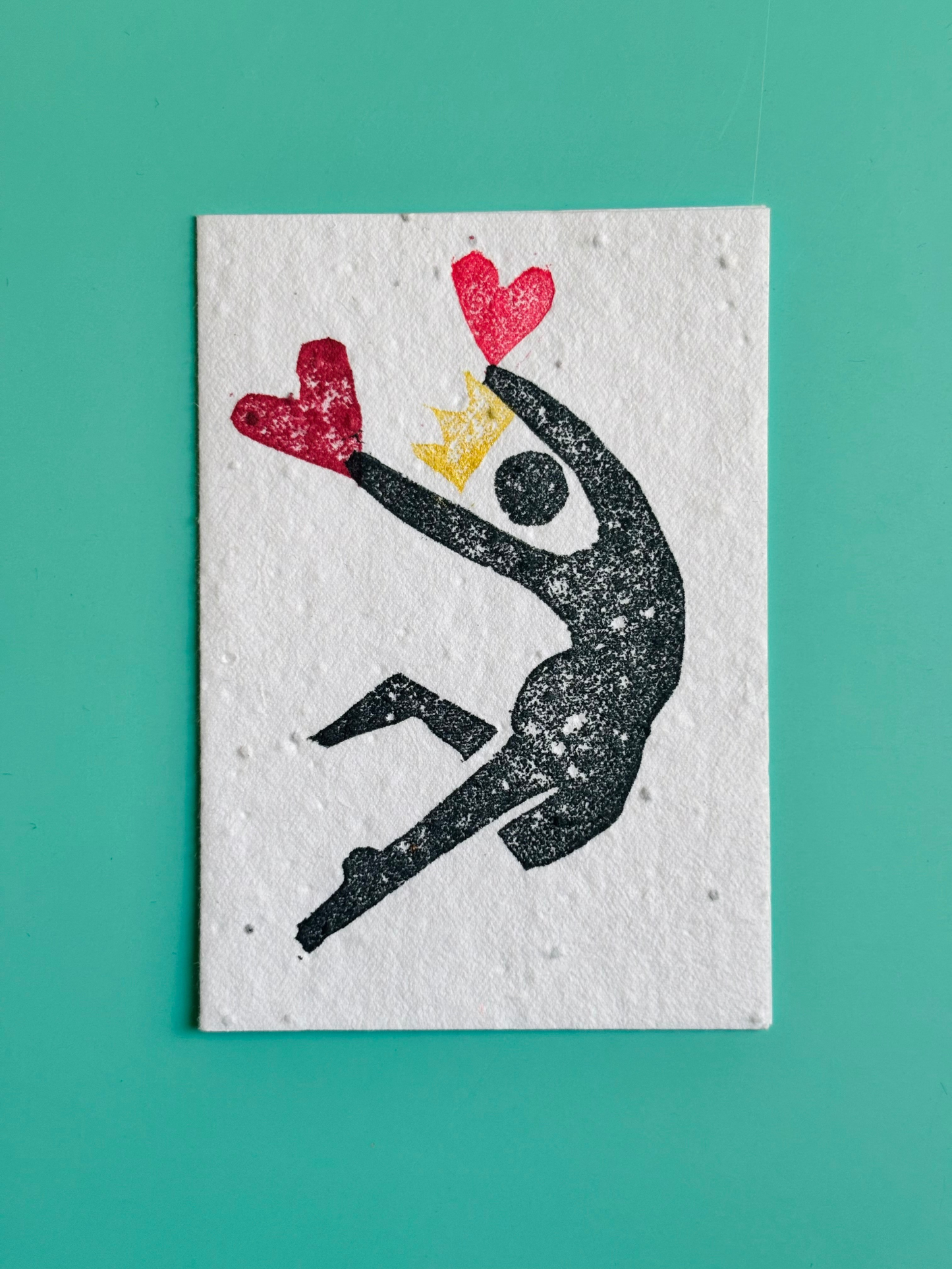 Celebration Heart Blooms - Eco Seed Paper Card for Planting