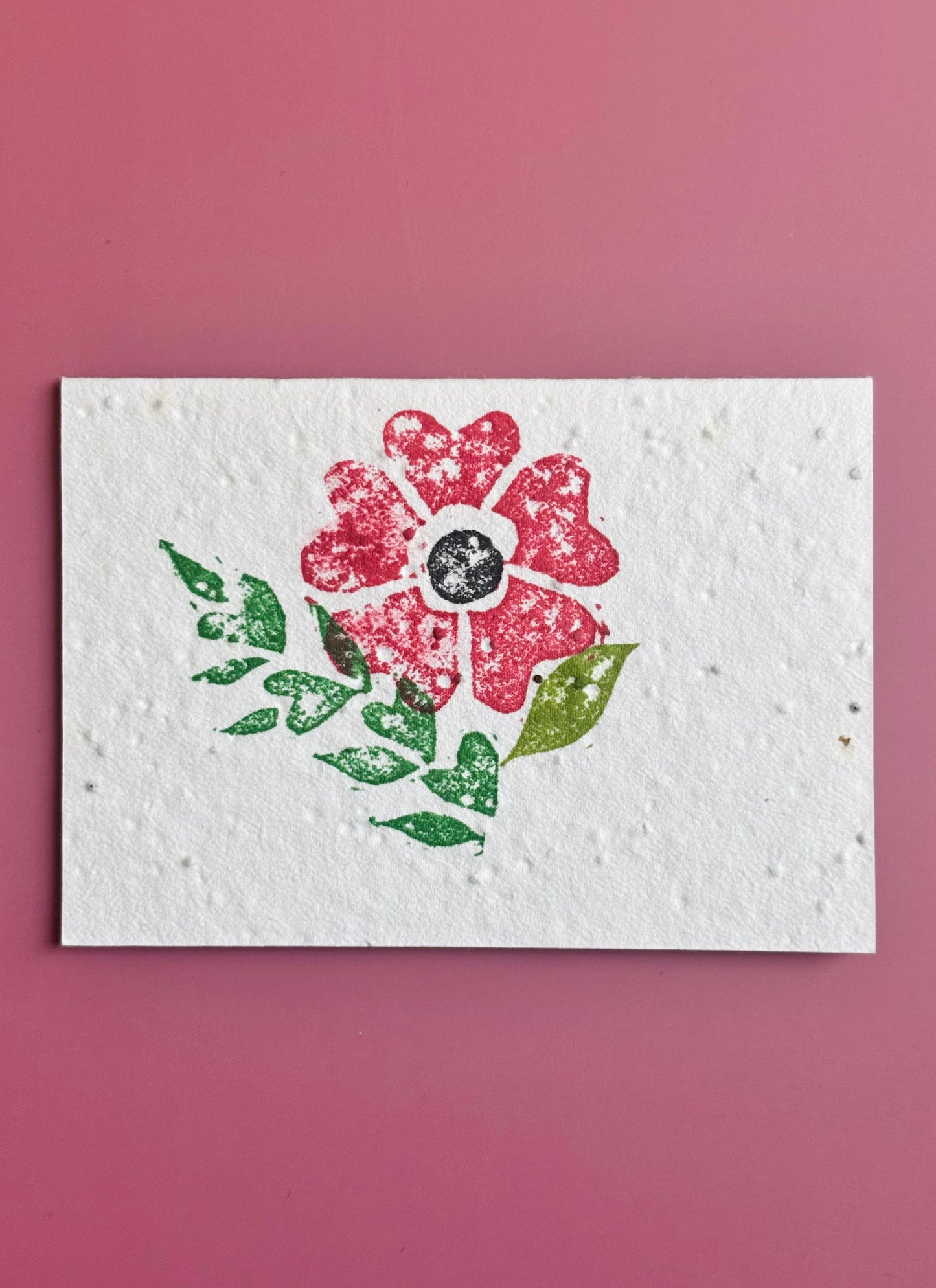 Flower Hug - Eco-friendly Plantable Seed Paper Greeting Card