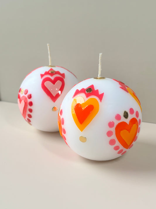 Radiant Hearts Candle Gift Set (Set of 2)