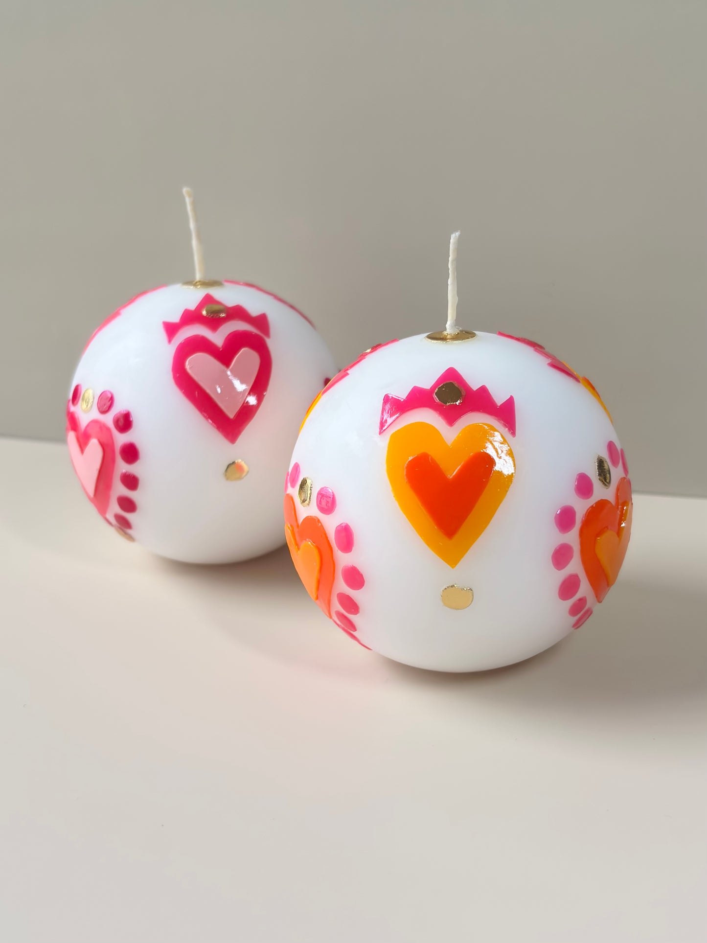 Radiant Hearts Candle Gift Set (Set of 2)