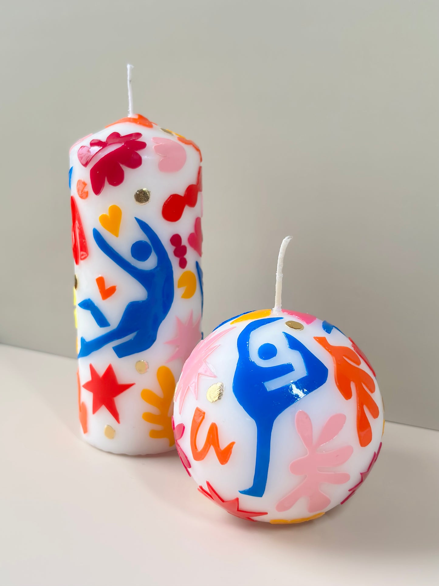 Tropical Pink Dance & Dive Candle Gift Set (Set of 2)