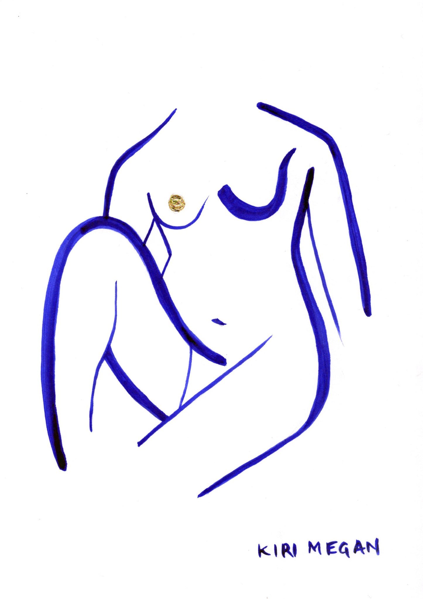 Heat IX - Minimalist Life Drawing Ink (A5)