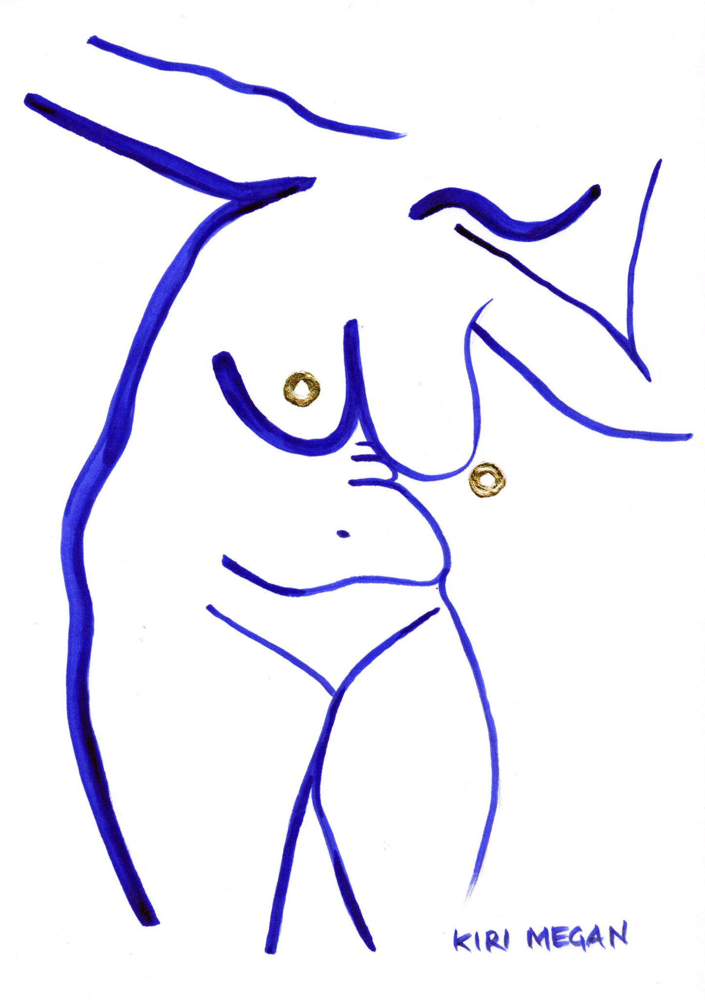 Heat XI - Dramatic Ink Mini Painting (A5)