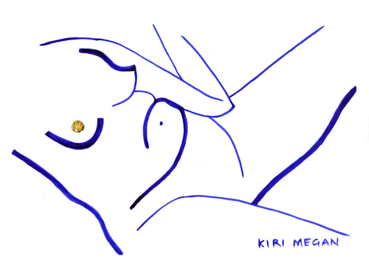 Heat XIII - Ink Study of Human Figure (A5)