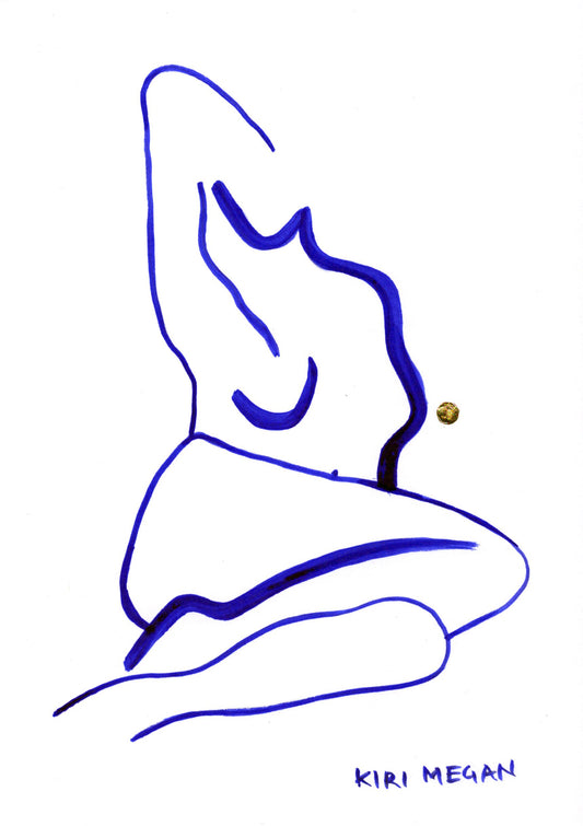 Heat XV - Original Contemporary Painting (A5)