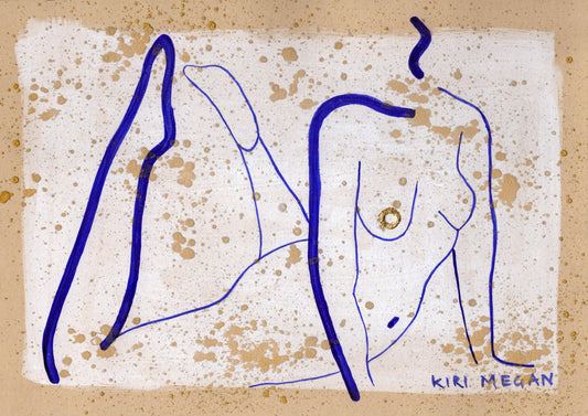 Powder I – Contemporary Abstract Life Drawing (A5)